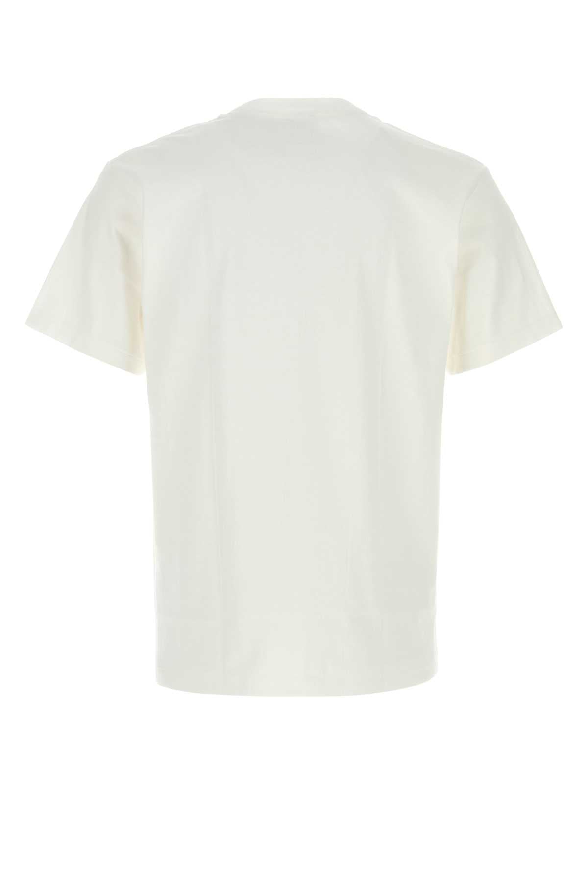 Bape Men White Cotton Milo On Ape Head T-Shirt