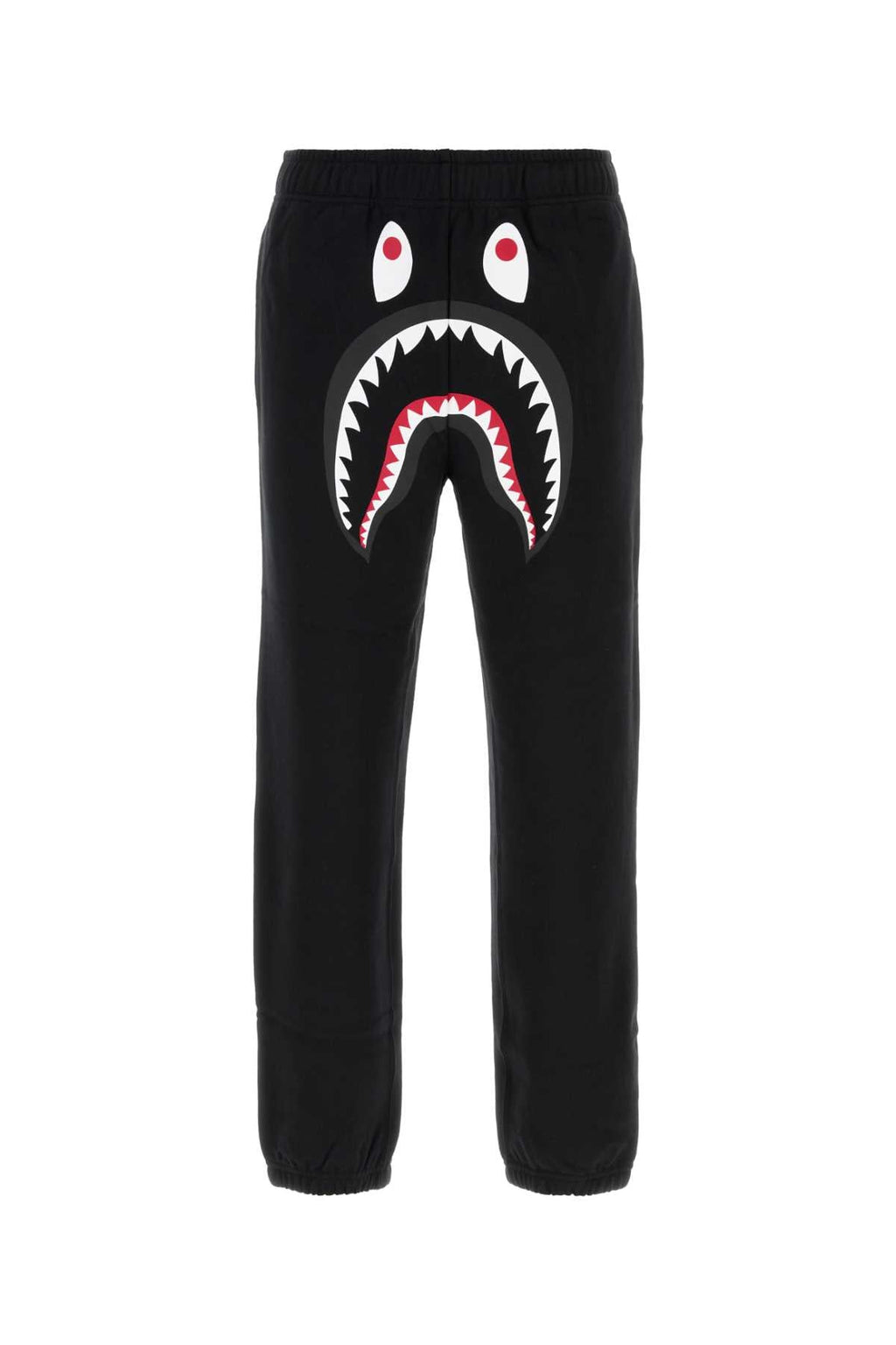 Bape Men Black Cotton Shark Joggers