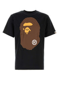 Bape Men Black Cotton Big Ape Head T-Shirt