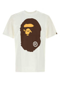 Bape Men White Cotton Big Ape Head T-Shirt