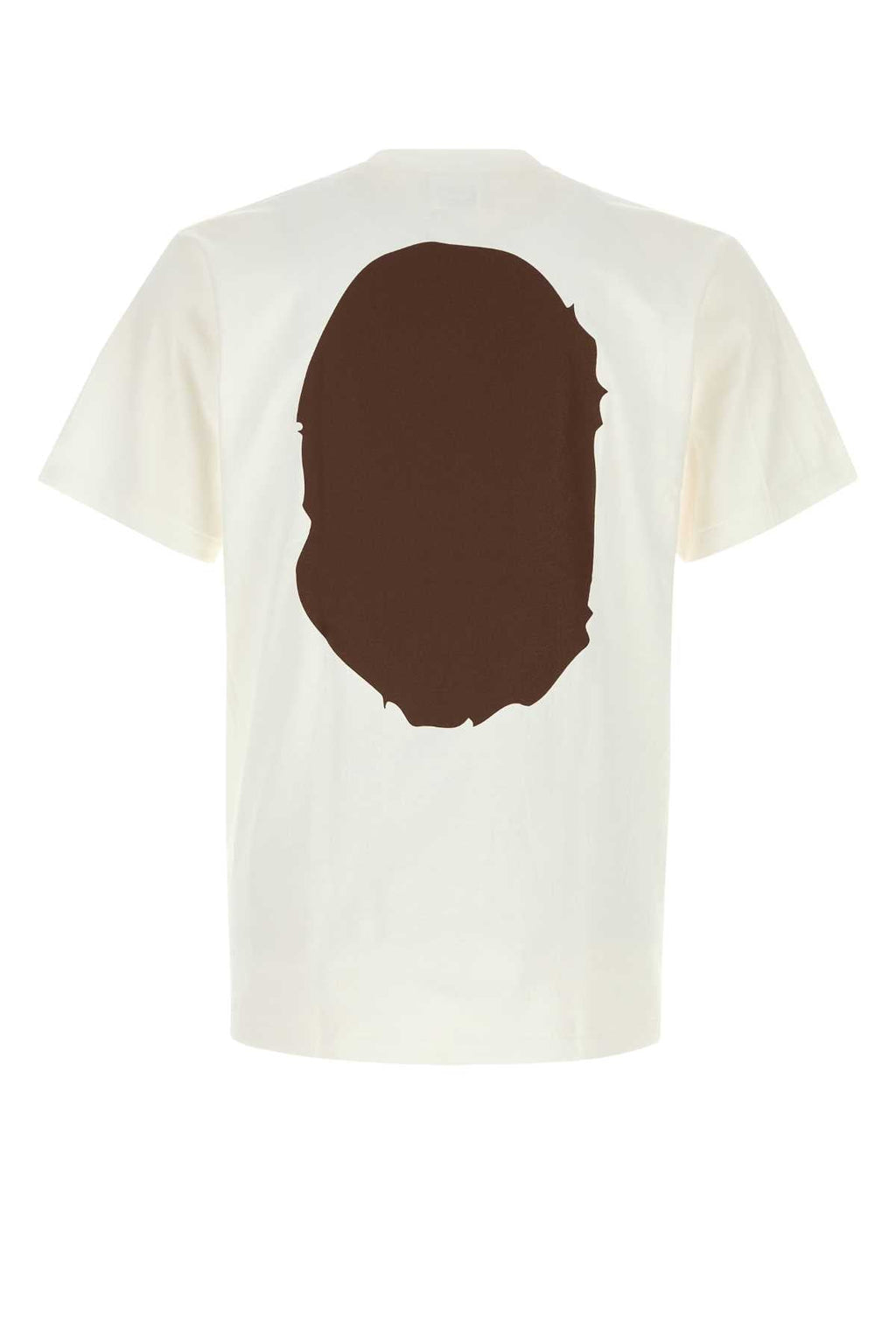 Bape Men White Cotton Big Ape Head T-Shirt