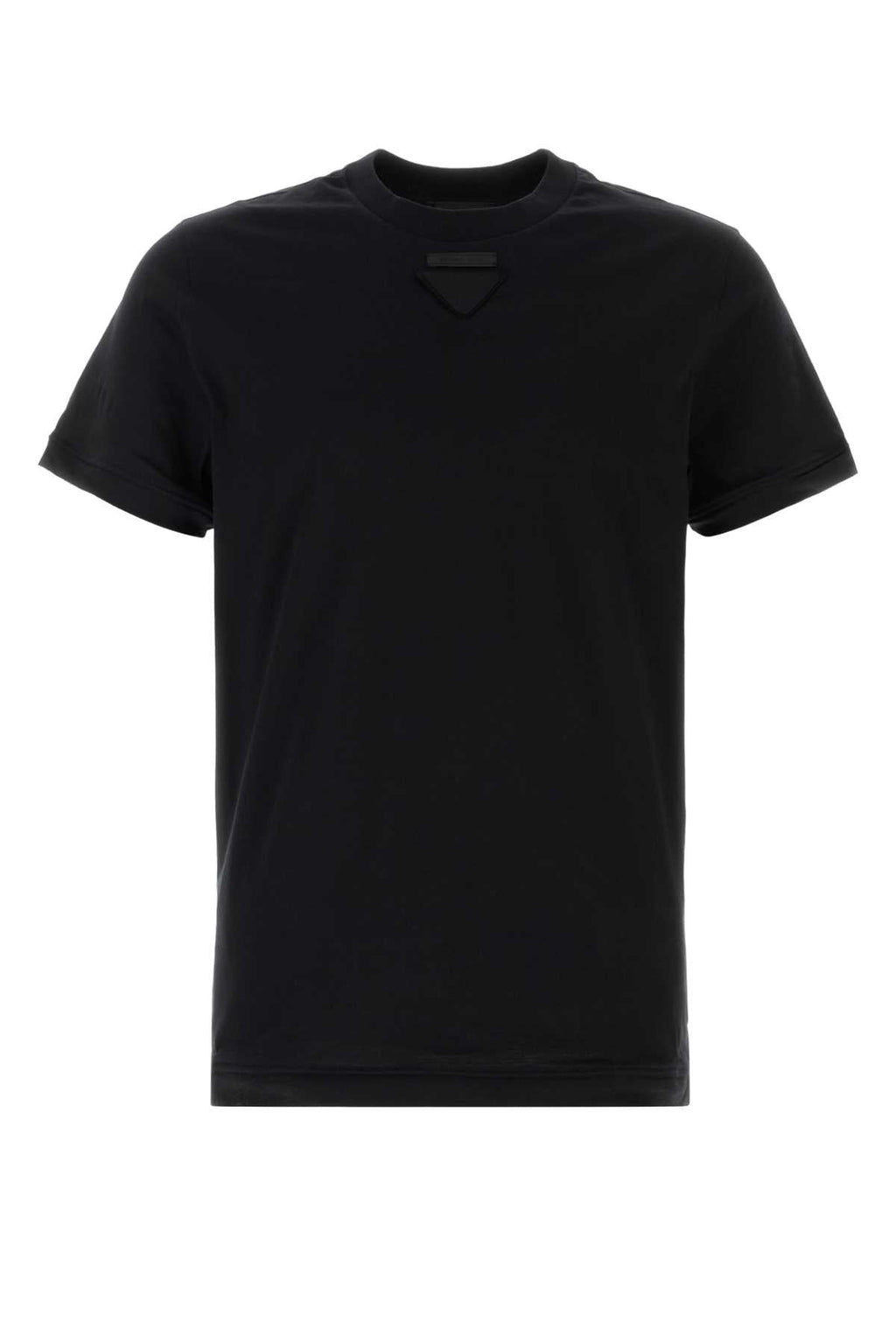 Prada Men Black Cotton T-Shirt