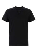 Prada Men Black Cotton T-Shirt