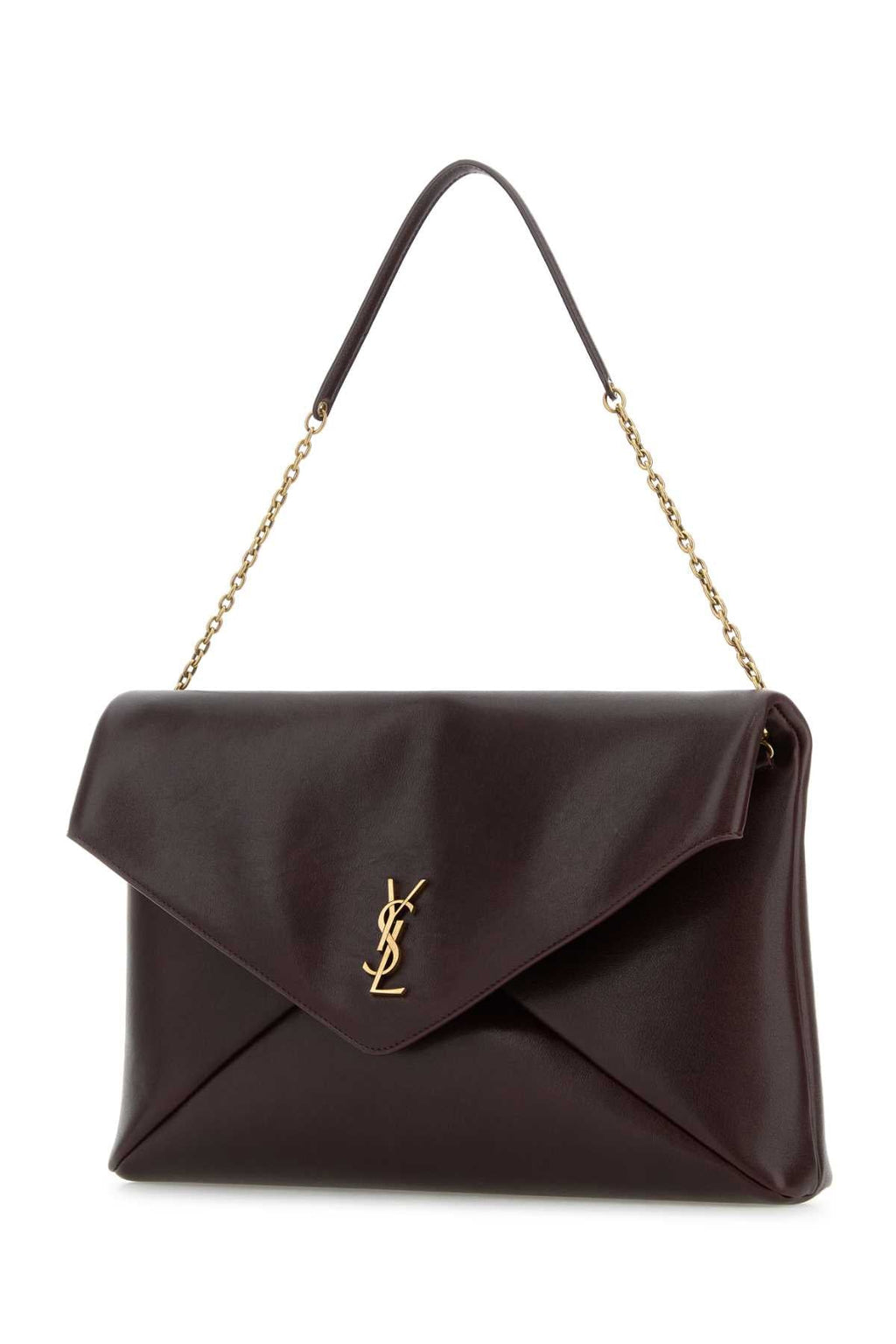Saint Laurent Women Grape Leather Cassandre Xxl Shoulder Bag