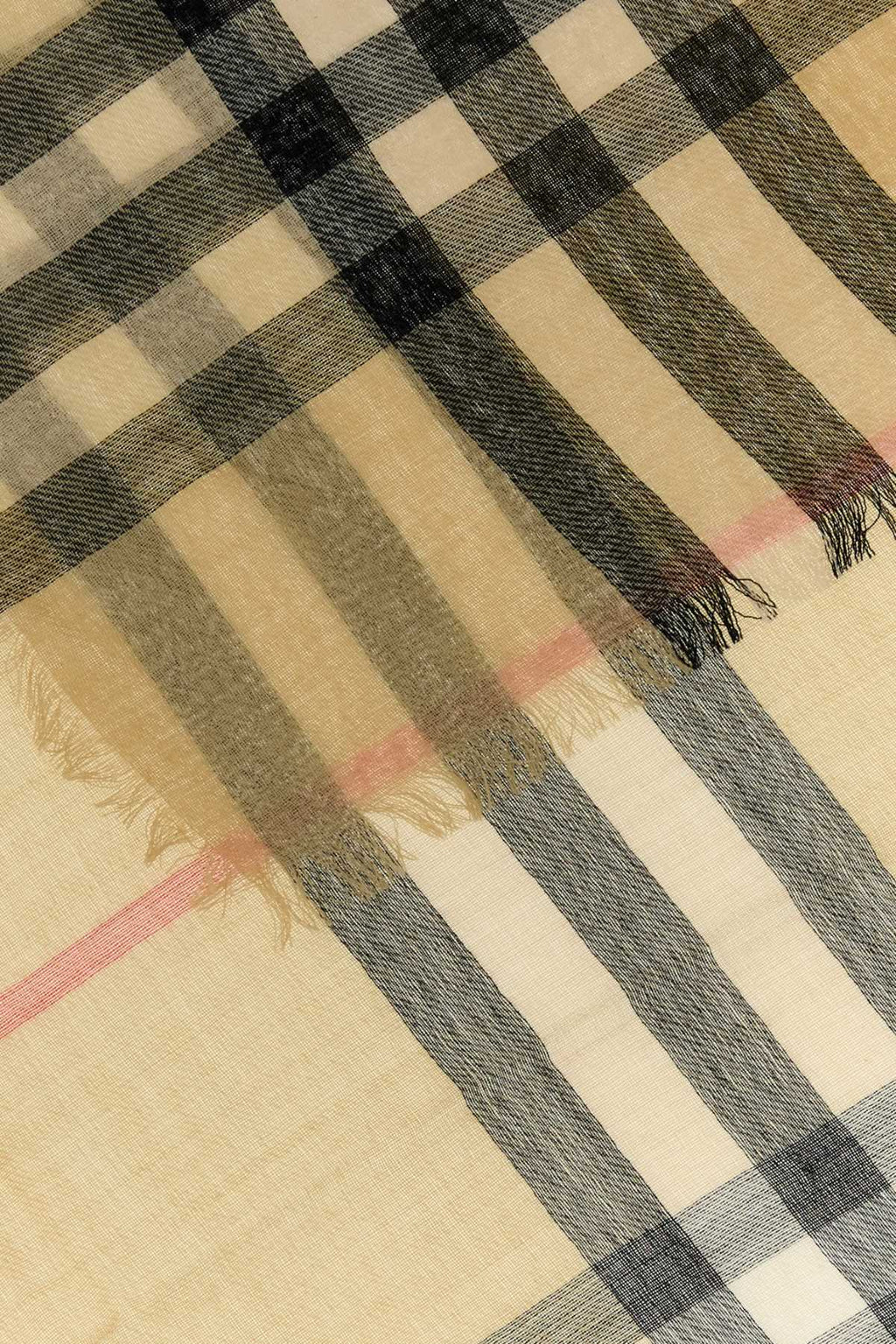Burberry Unisex Embroidered Wool Scarf