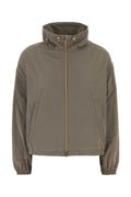 Herno Women Dove Grey Polyester Windbreaker