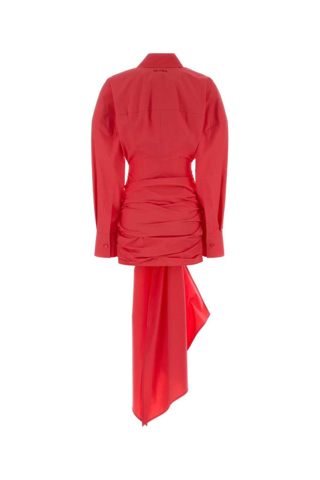 The Attico Women Coral Poplin Shirt Dress