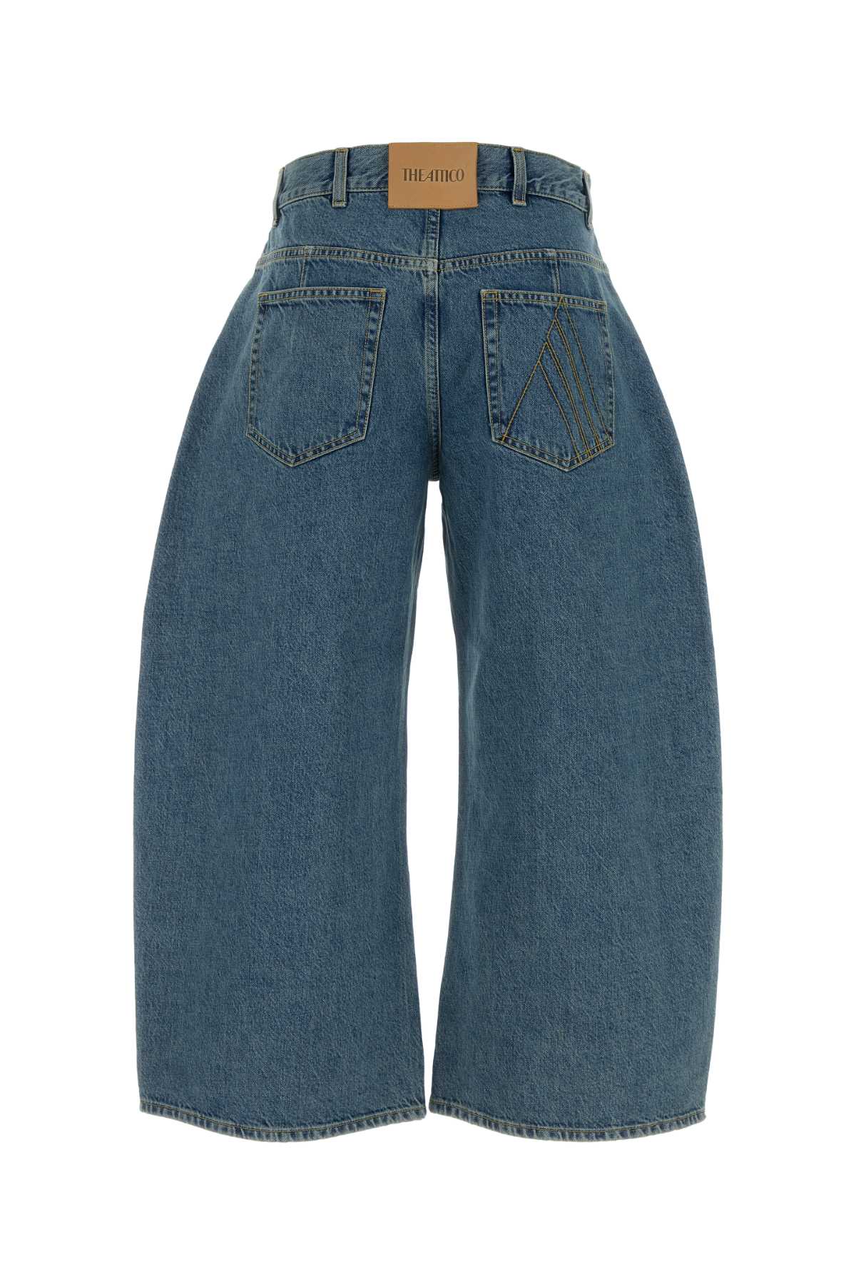 The Attico Women Denim Wide-Leg Jeans