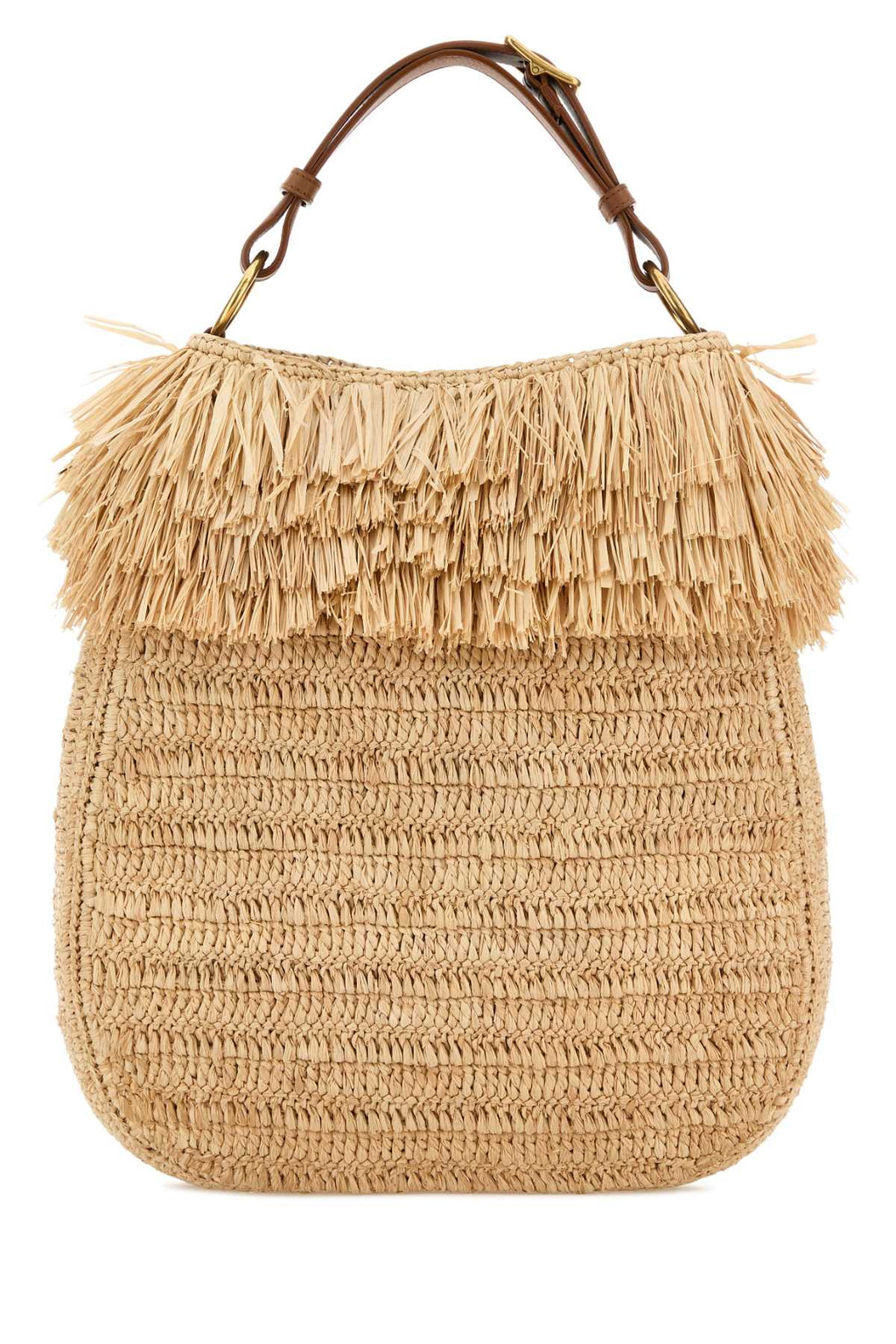 Saint Laurent Women Raffia Roady Shopping Bag