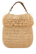 Saint Laurent Women Raffia Roady Shopping Bag