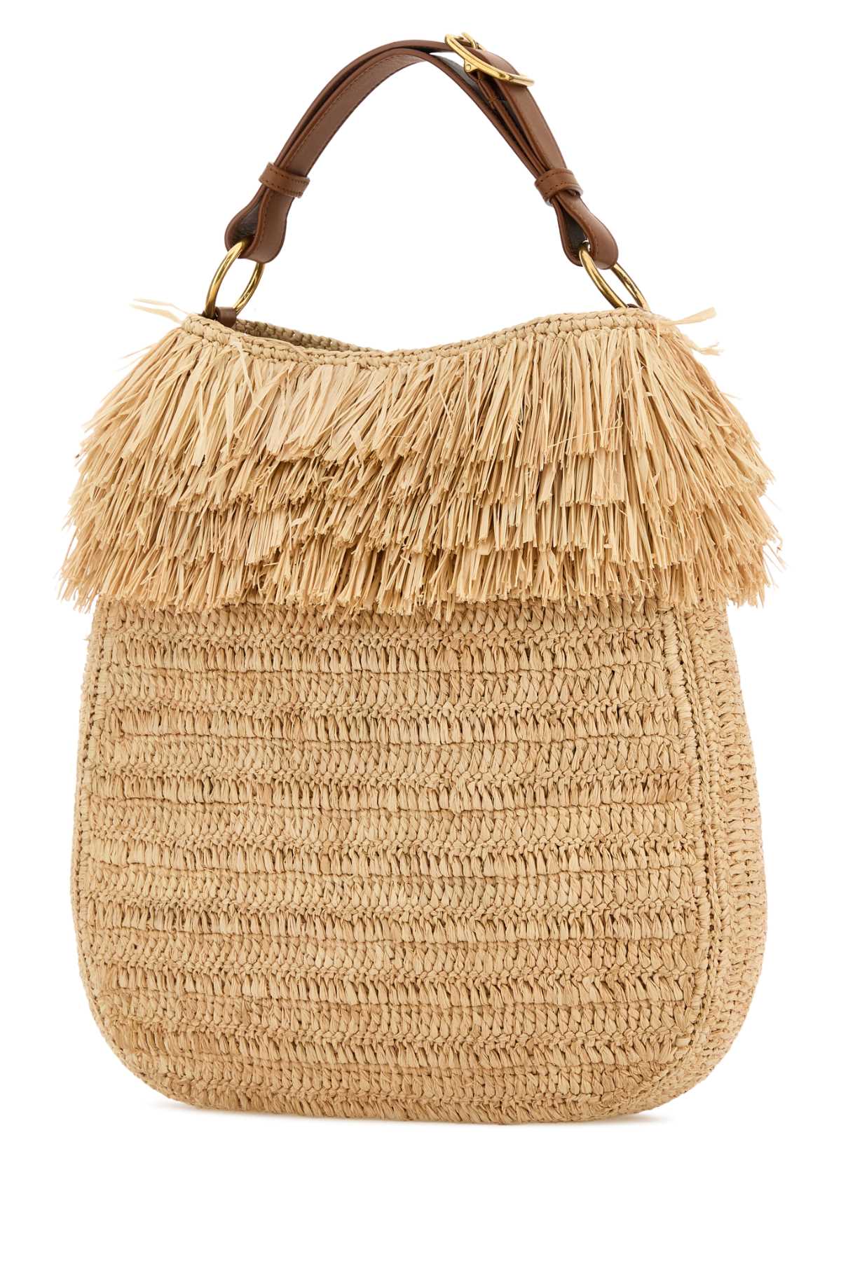 Saint Laurent Women Raffia Roady Shopping Bag