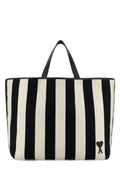 Ami Men Embroidered Canvas Shopping Bag
