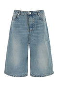 Ami Men Denim Bermuda Shorts
