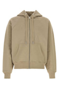 Ami Men Beige Cotton Oversize Sweatshirt