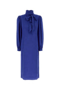 Gucci Women Blue Silk Dress