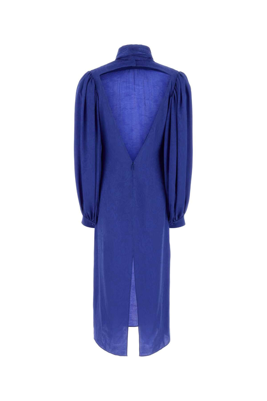 Gucci Women Blue Silk Dress