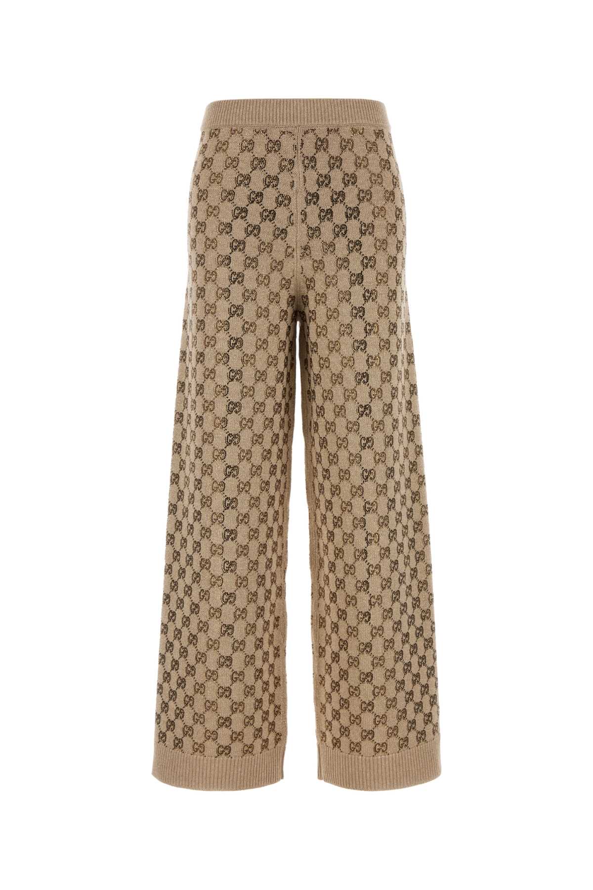 Gucci Women Embellished Wool Blend Joggers