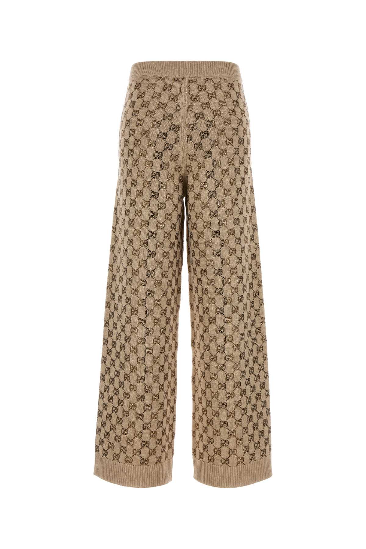 Gucci Women Embellished Wool Blend Joggers