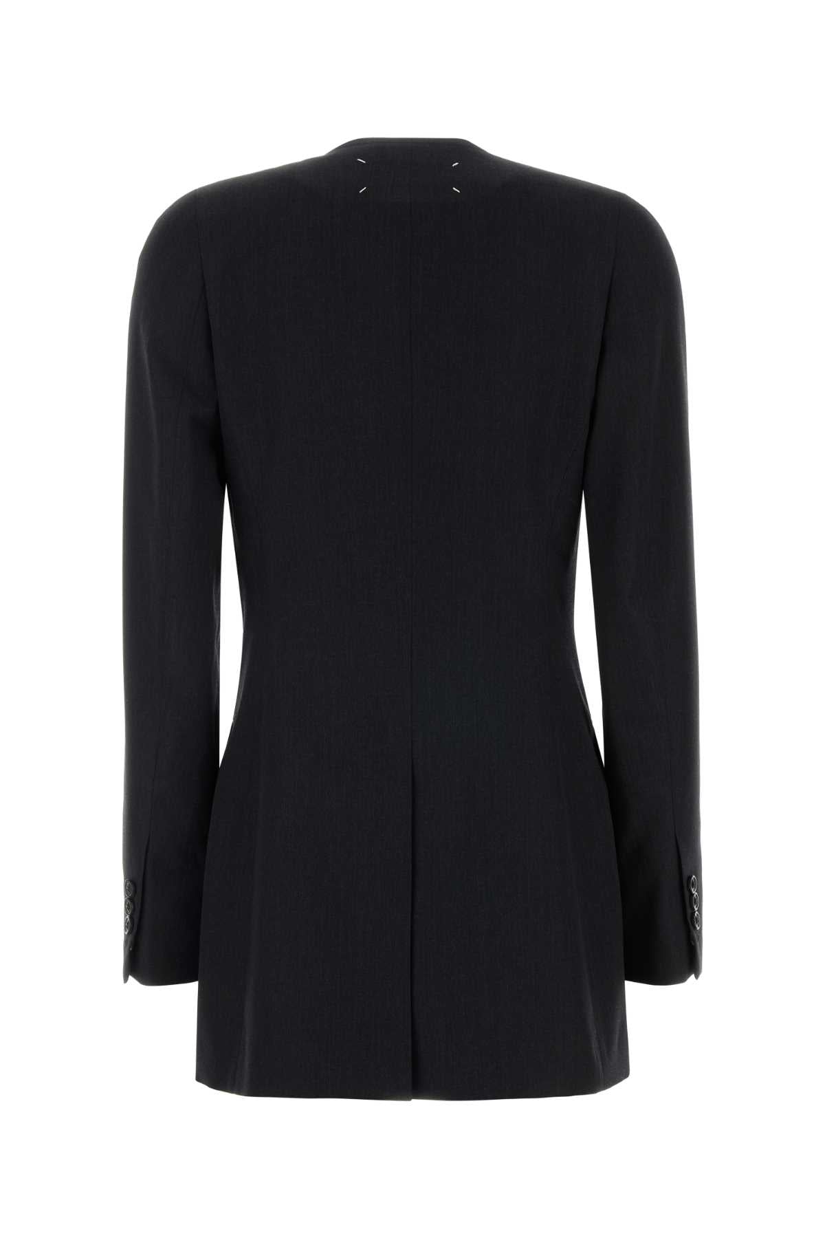 Maison Margiela Women Slate Wool Blazer