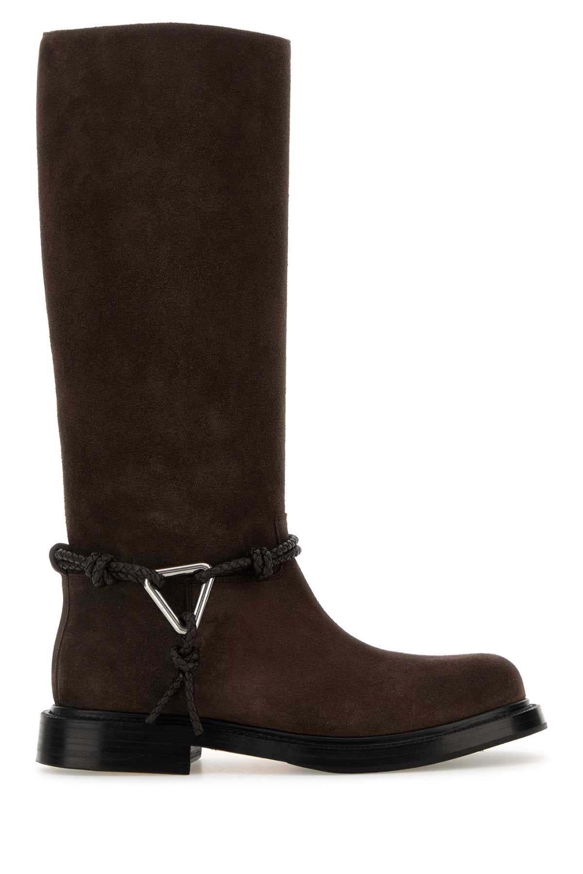 Bottega Veneta Women Brown Suede James Boots