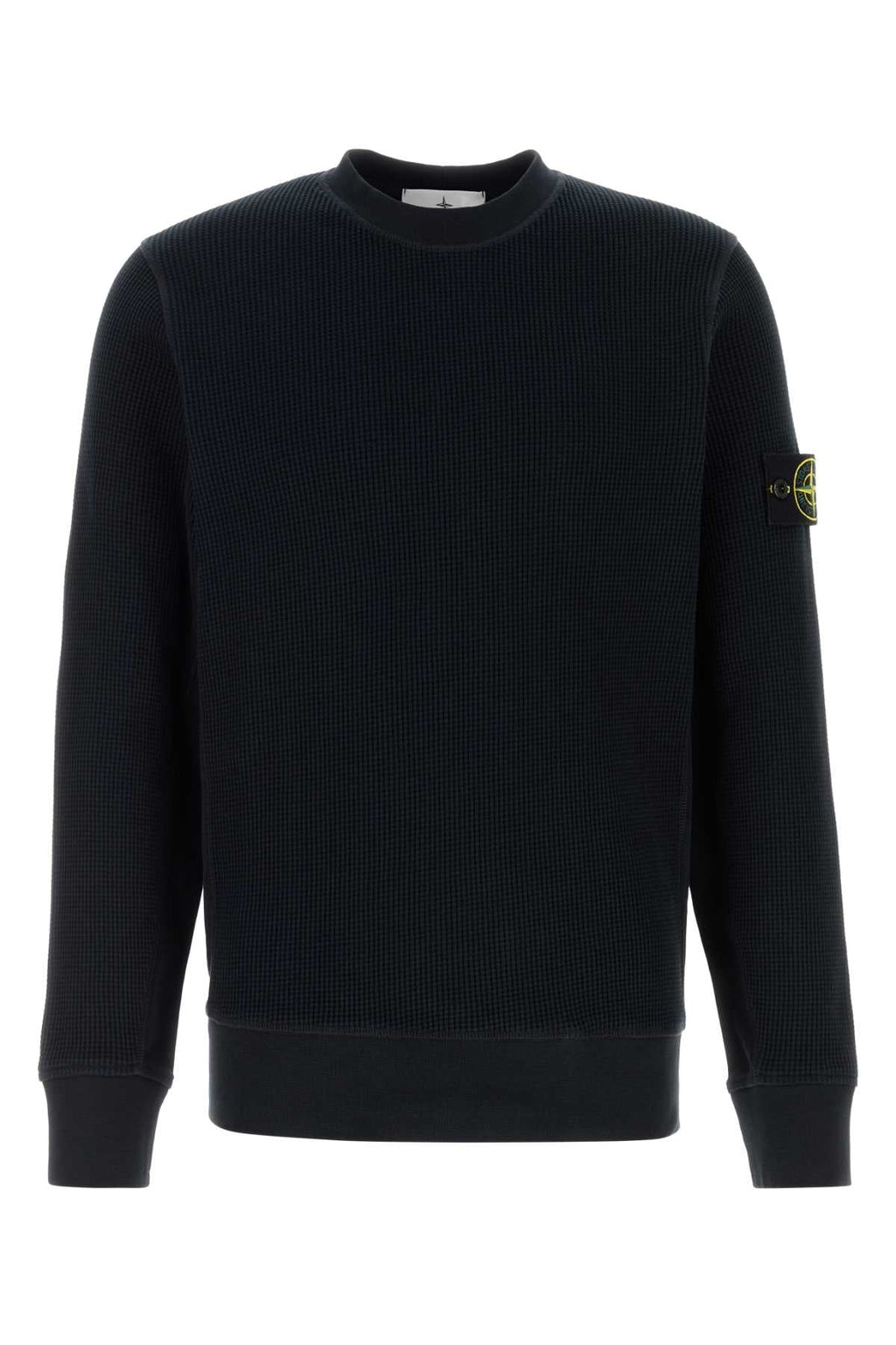 Stone Island Men Midnight Blue Cotton Sweatshirt