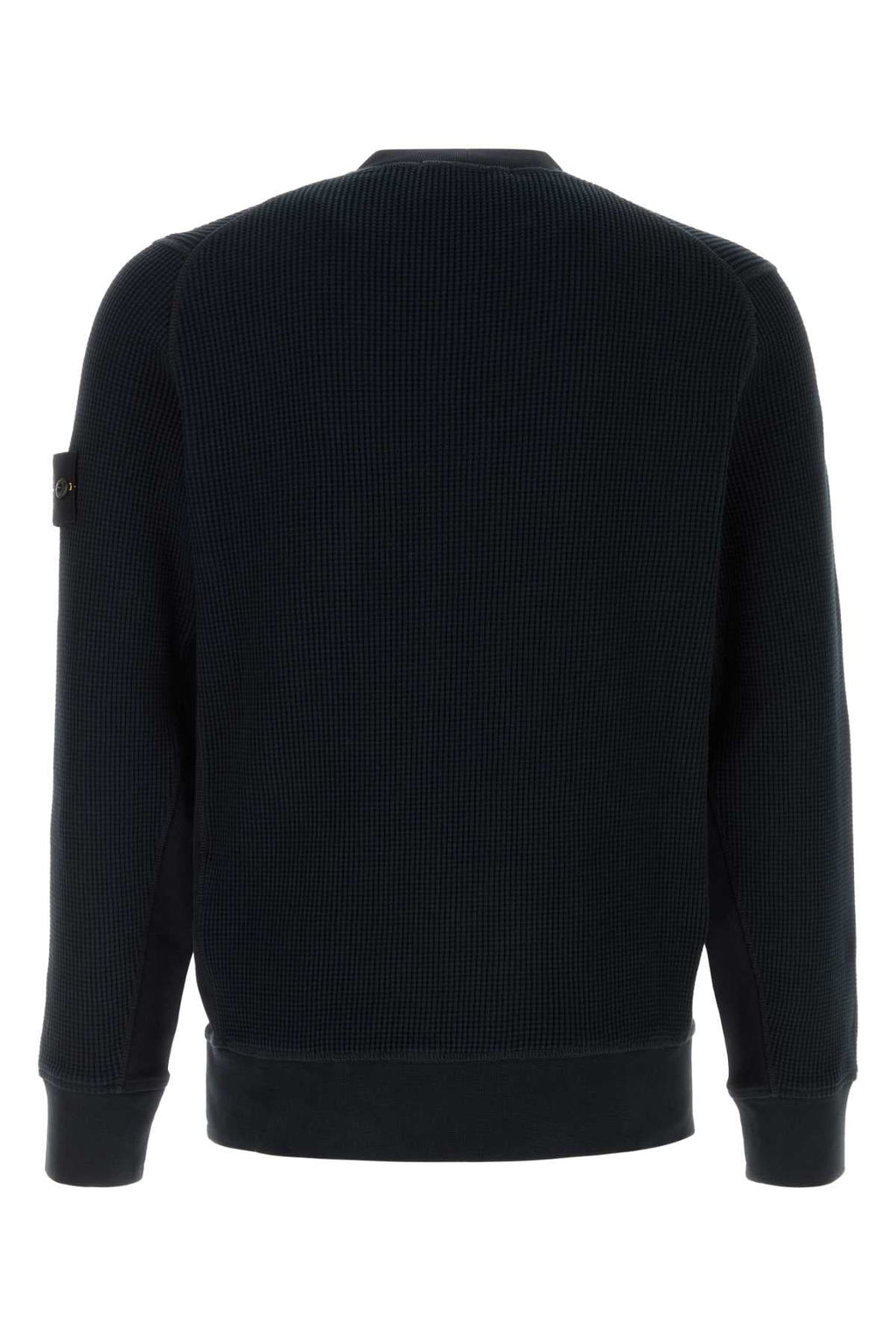 Stone Island Men Midnight Blue Cotton Sweatshirt