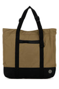 Stone Island Men Khaki Canvas Shopping Bag