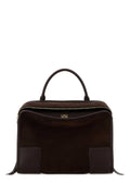 Loewe Women Dark Browns Suede  Amazona 180 Shopping Bag