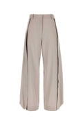 Loewe Women Cappuccino Wool Pant