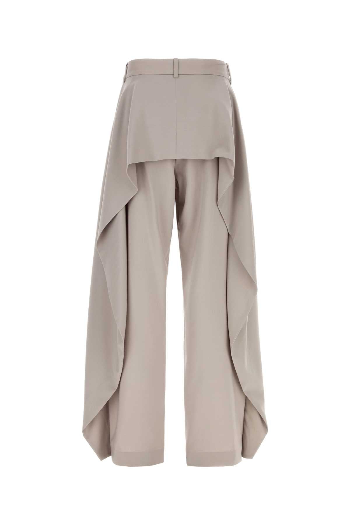 Loewe Women Cappuccino Wool Pant