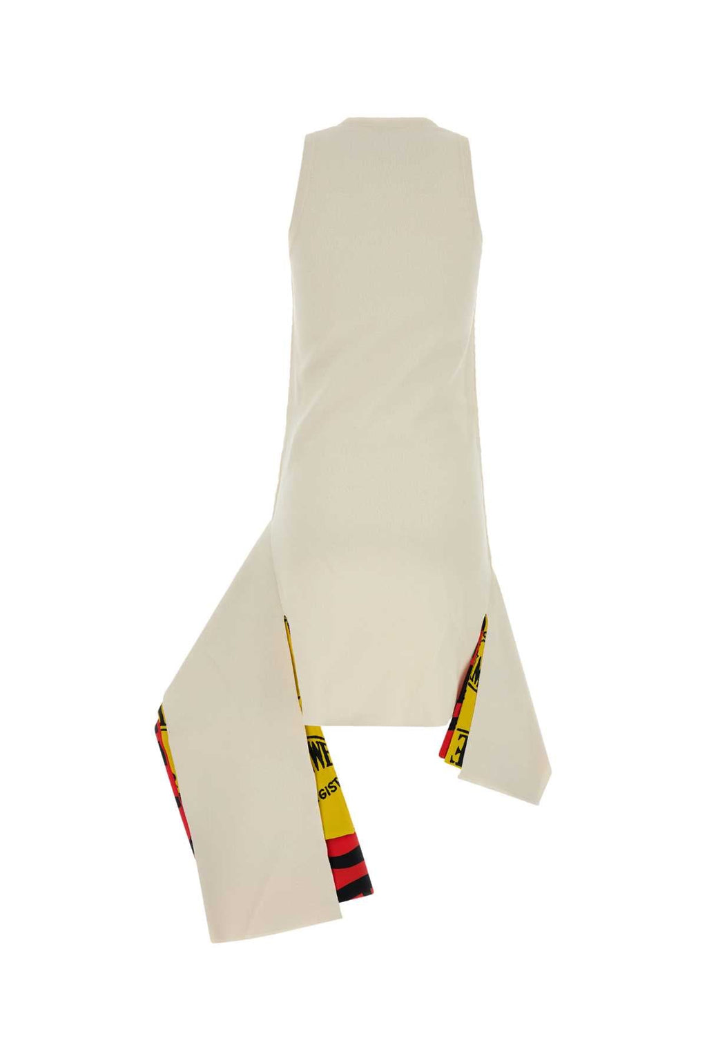 Loewe Women Ivory Stretch Viscose Blend Dress