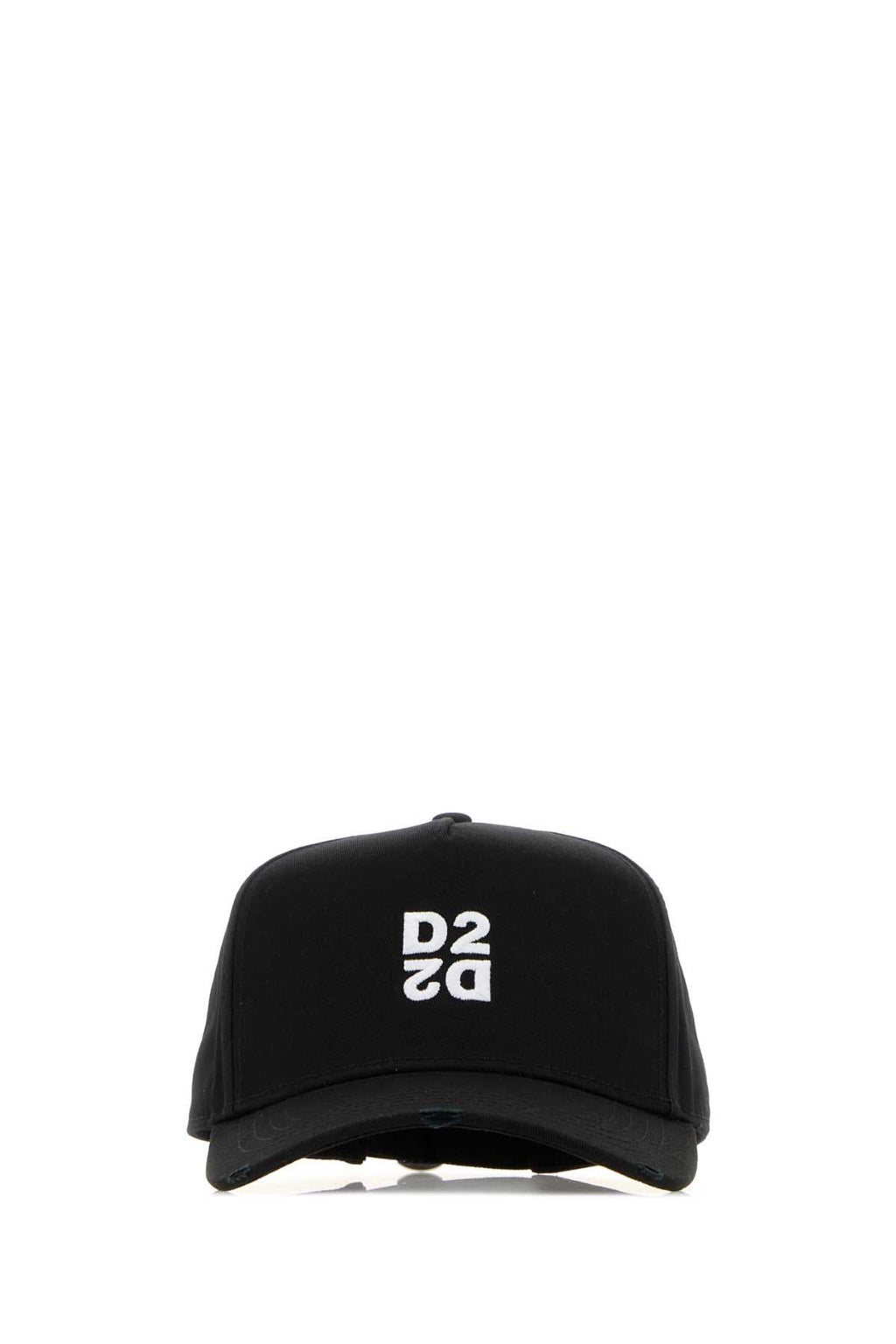 Dsquared Men Black Cotton Baseball Cap