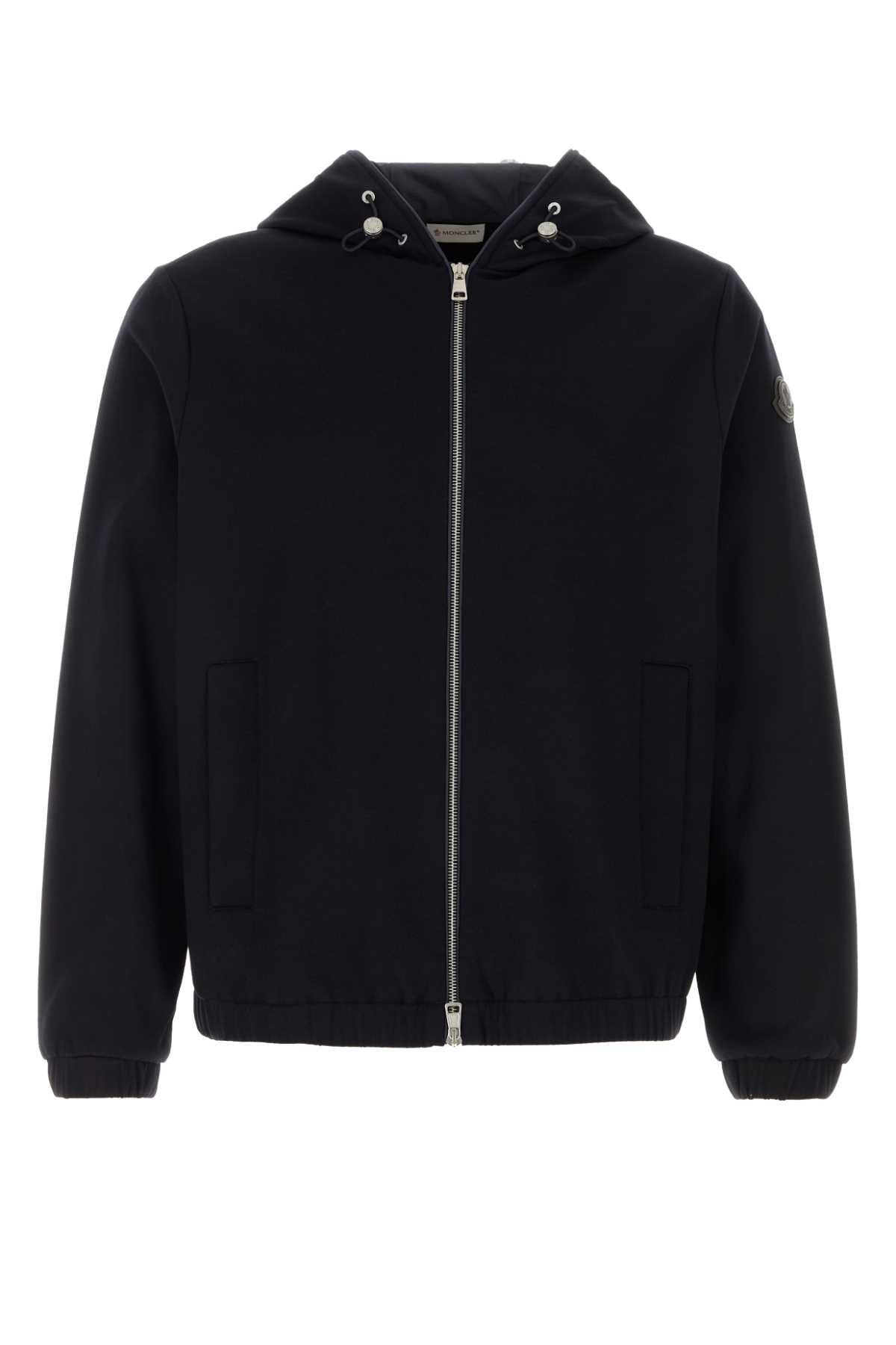 Moncler Men Midnight Blue Cotton Blend Sweatshirt