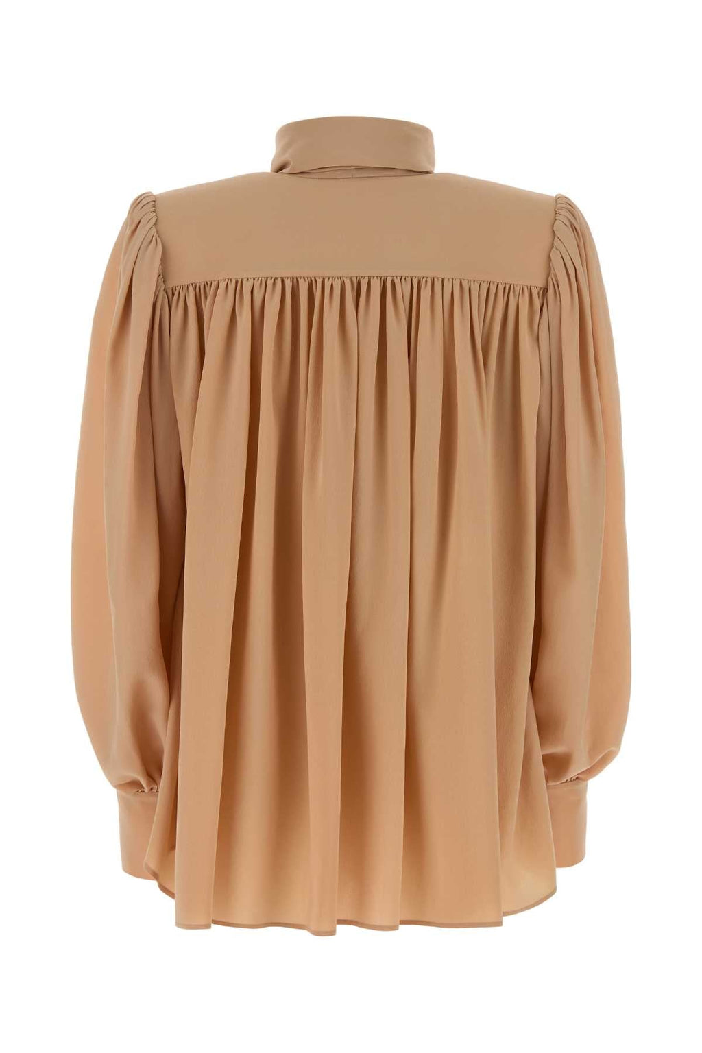 Chloe Women Powder Pink Crepe Blouse