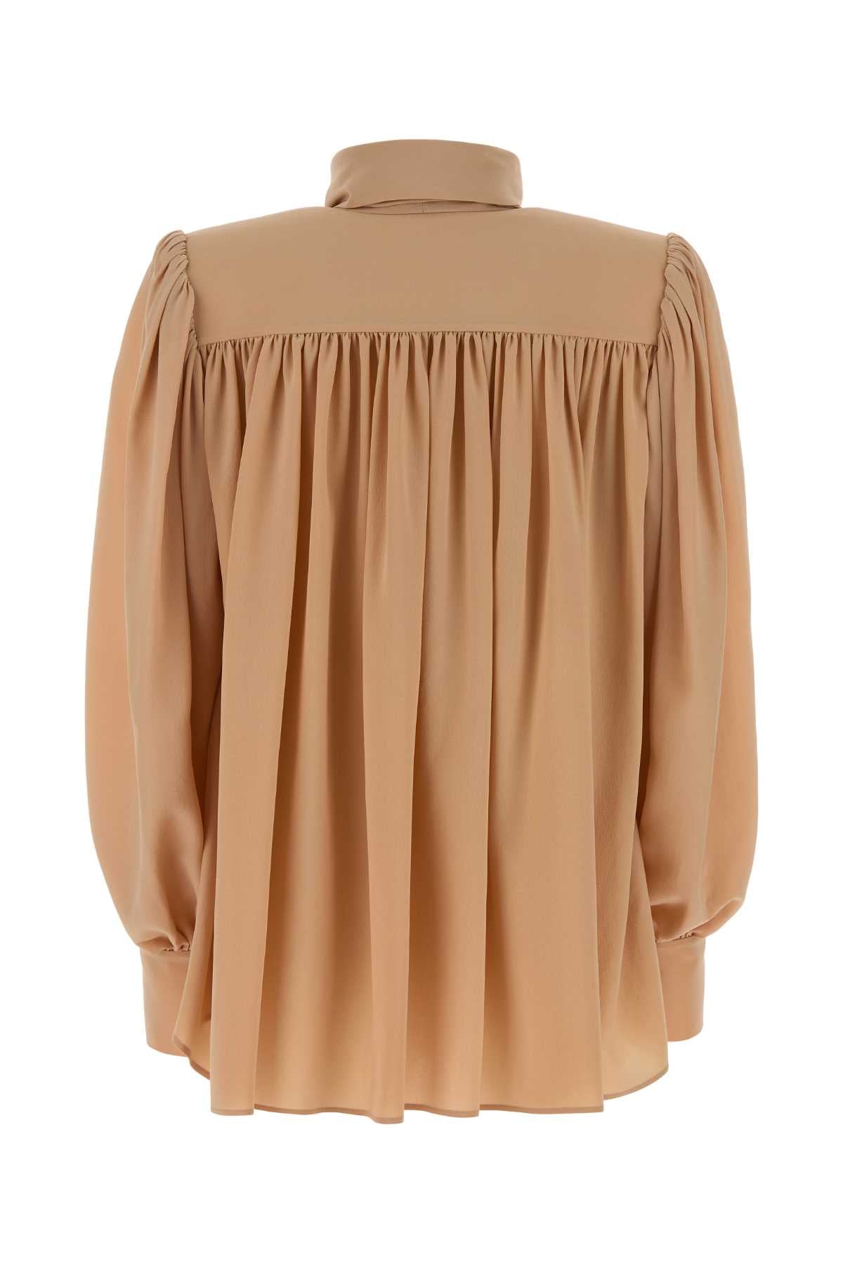 Chloe Women Powder Pink Crepe Blouse