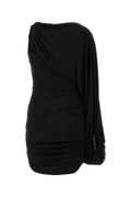 The Andamane Women Black Jersey Selene Mini Dress