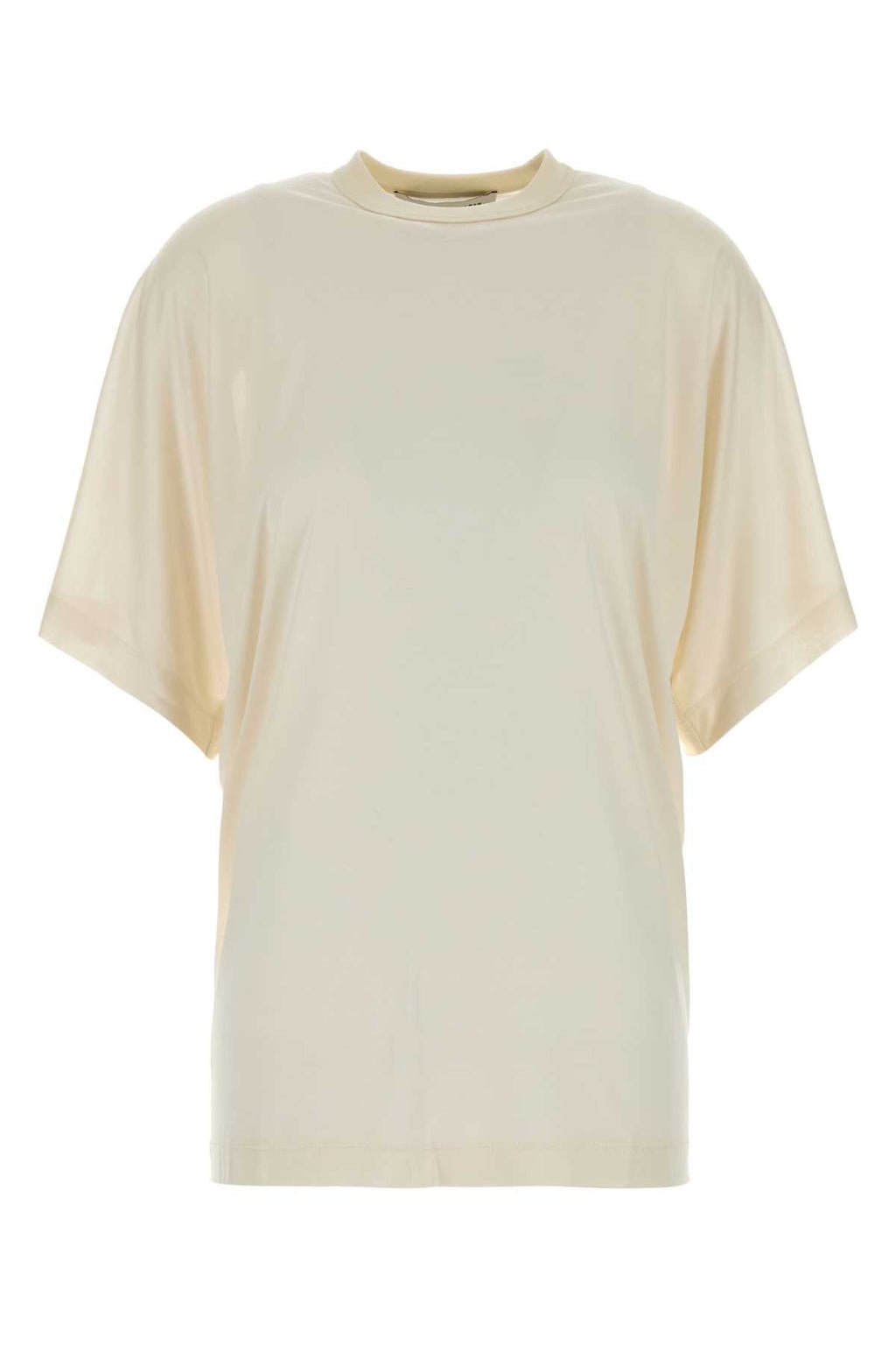 Carven Women Ivory Silk Oversize T-Shirt