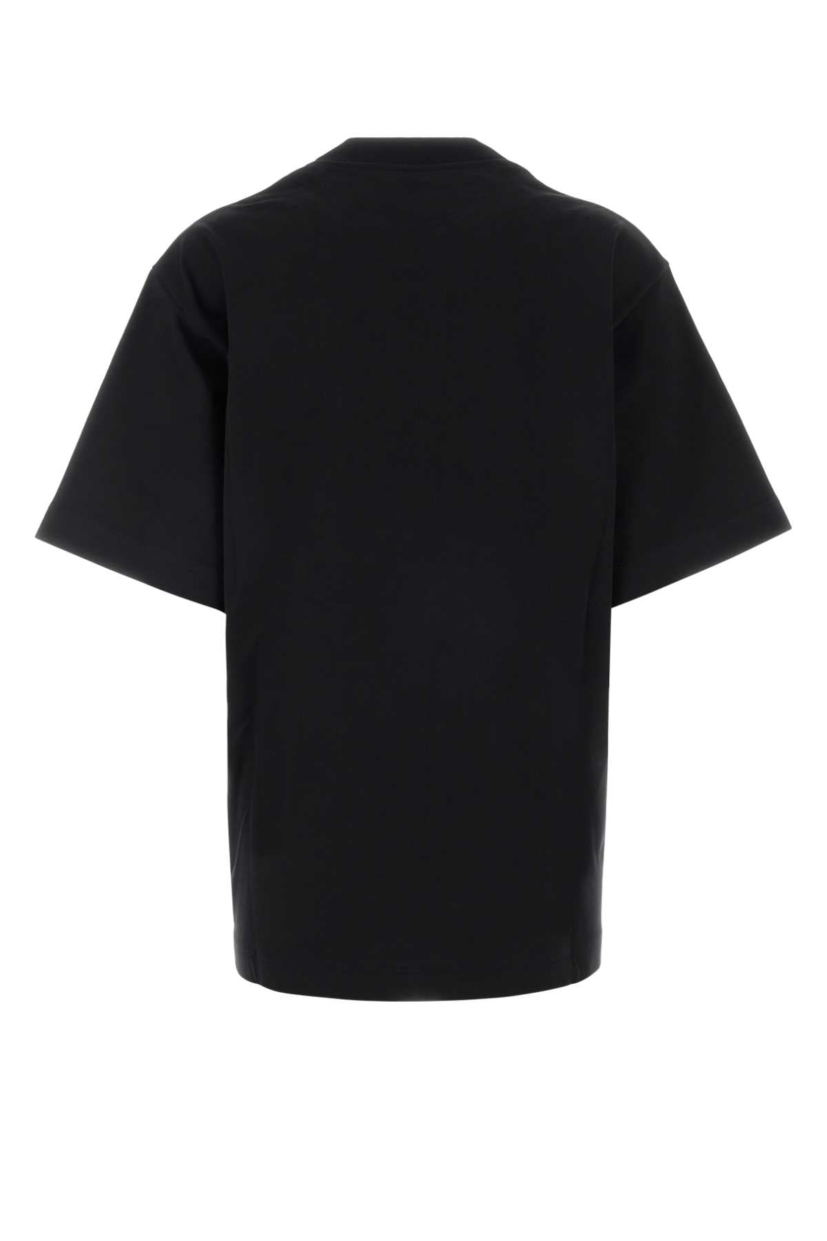 Carven Women Black Cotton Oversize T-Shirt