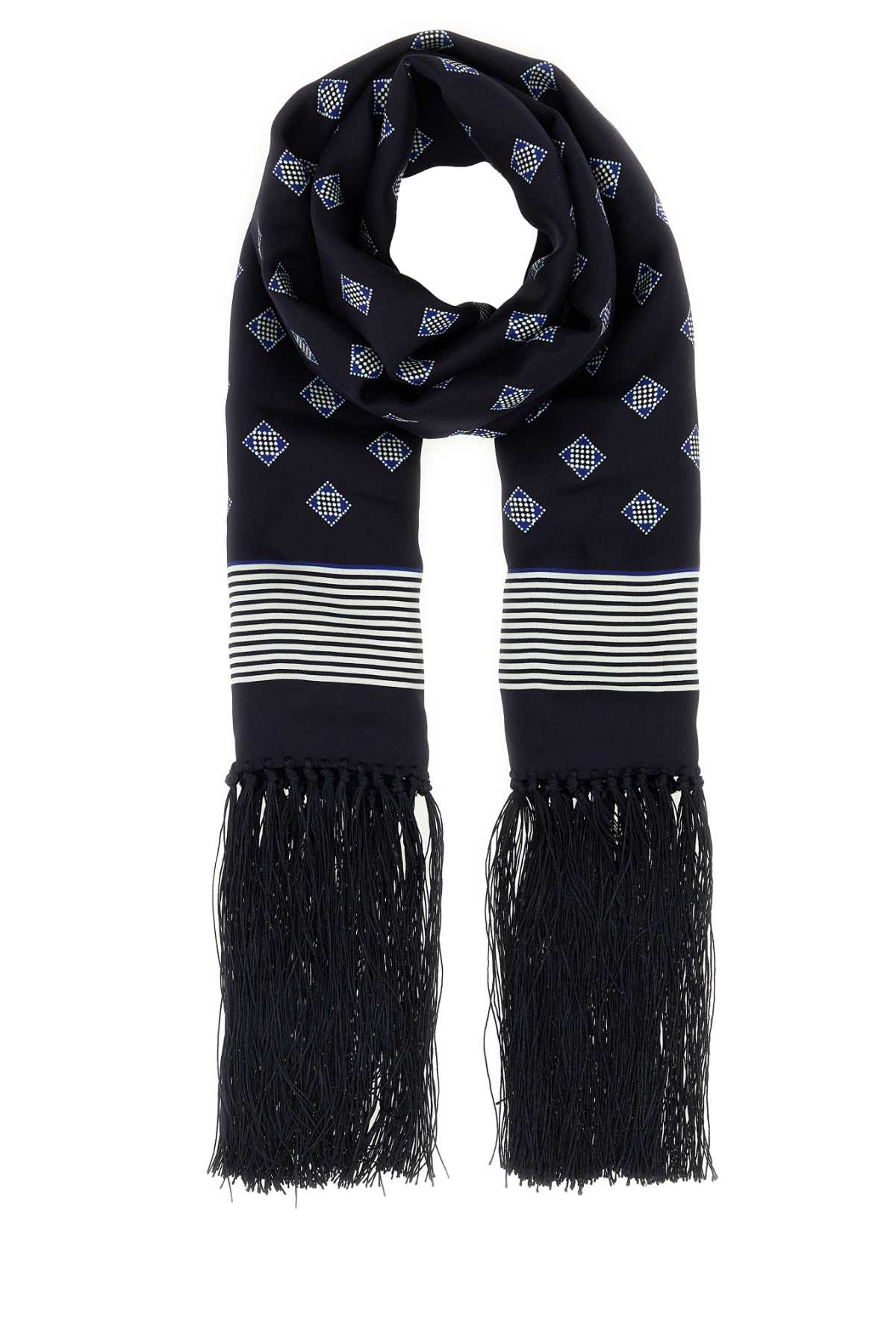 Bode Men Printed Silk Scarf