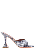Amina Muaddi Women Printed Fabric Lupita Mules