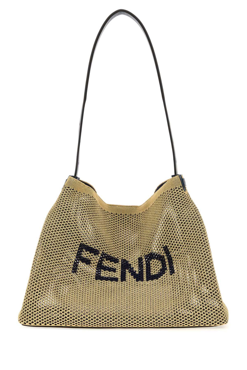 Fendi Men Raffia Large Hobo Soft Shopping Bag