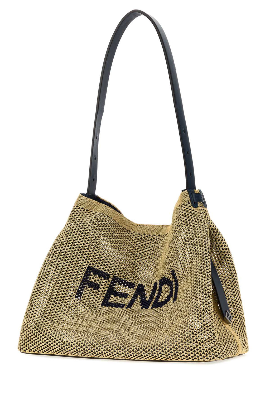 Fendi Men Raffia Large Hobo Soft Shopping Bag