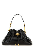 Jimmy Choo Women Black Leather Small Cinch Handbag
