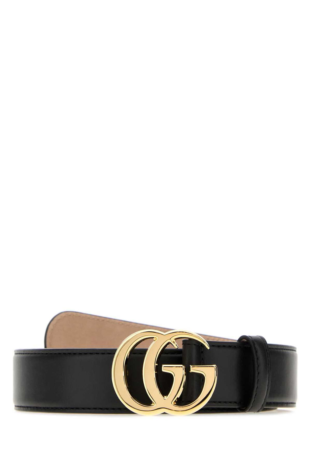 Gucci Women Black Leather Belt