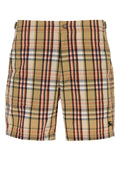 Burberry Men Printed Seersucker Swimming Shorts