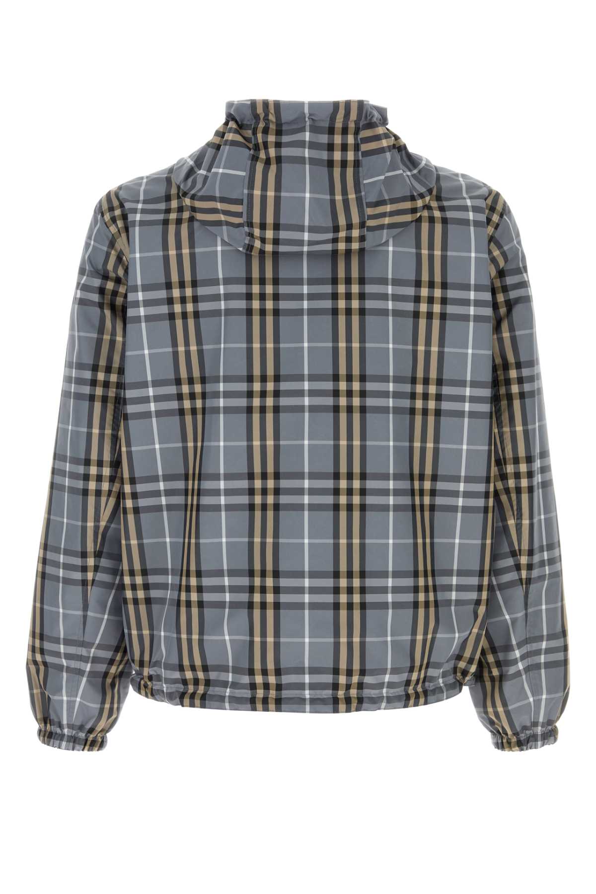 Burberry Men Embroidered Polyester Reversible Jacket