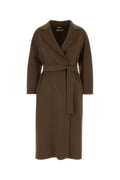 S Maxmara Women Mud Wool Esturia Coat