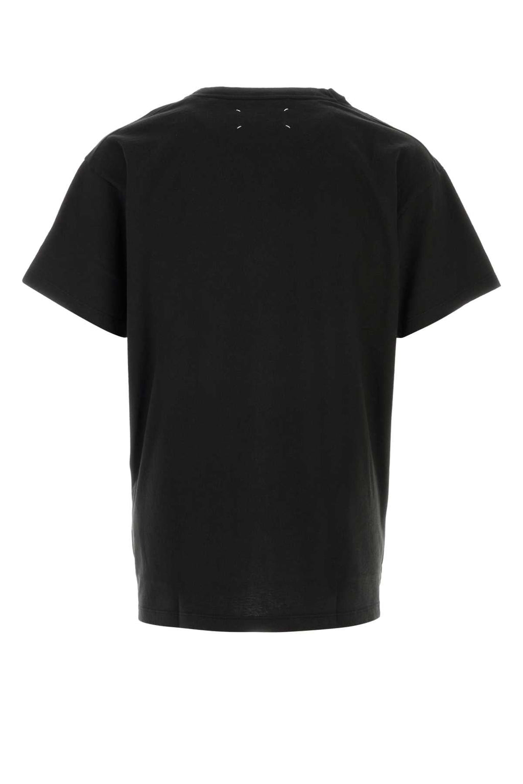Maison Margiela Men Black Cotton T-Shirt