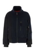 Maison Margiela Women Two-Tone Wool Bomber Jacket