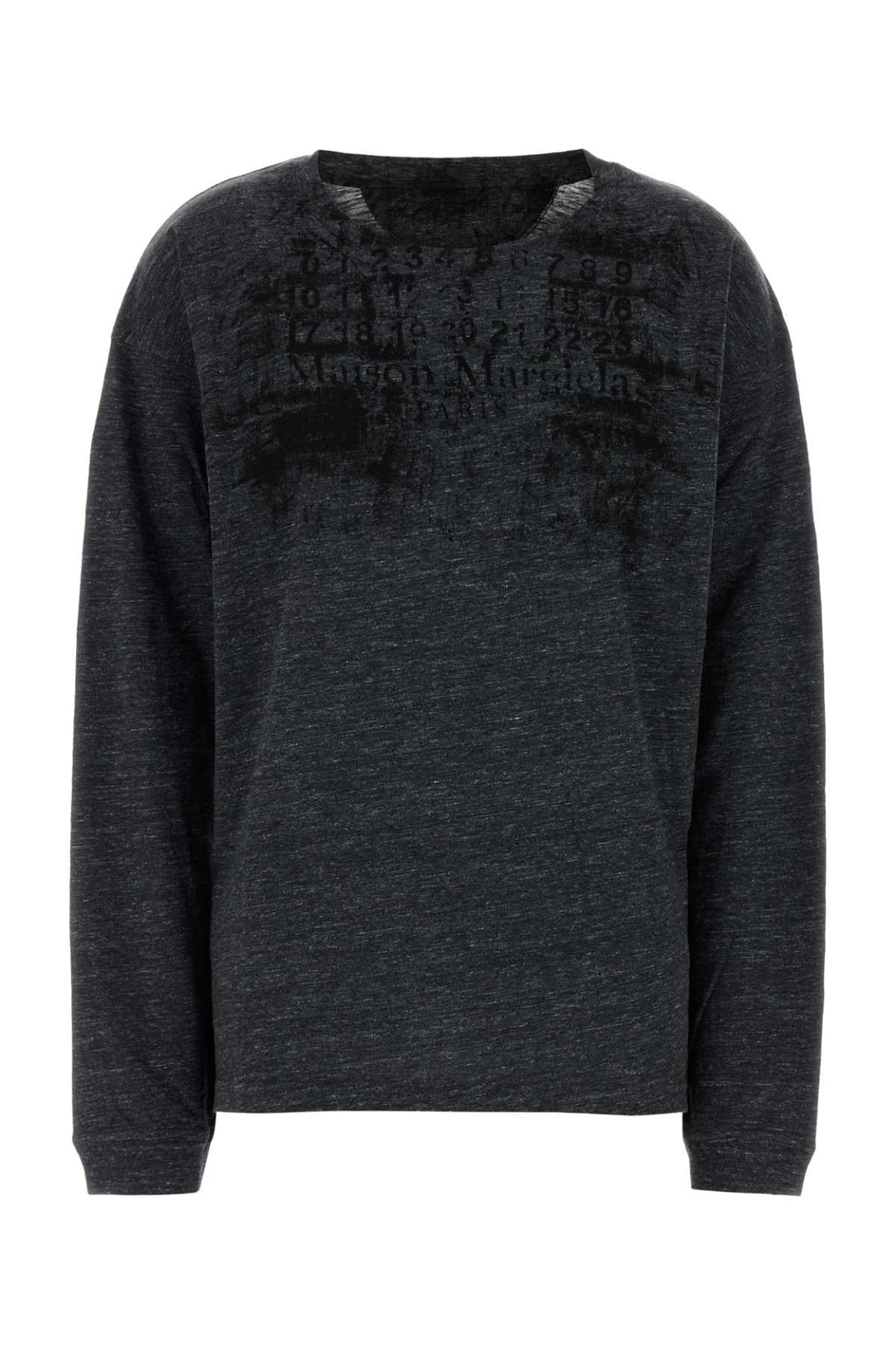Maison Margiela Women Slate Cotton T-Shirt